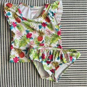 Sol swim toddler girls bikini set 12 months